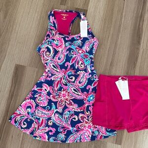 Lilly Pulitzer Athletic Dress with Pink Shorts